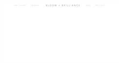 Desktop Screenshot of bloomandbrilliance.com